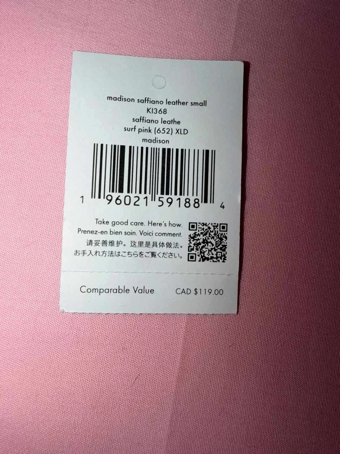 porte monnaie Madison rose bonbon  Kate spade – photo 12